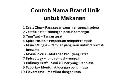 Ide Nama Brand Unik Dan Aesthetic Untuk Jualan