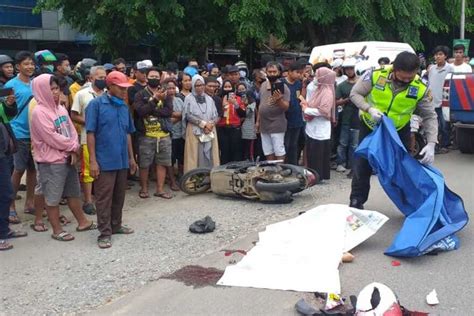 Gagal Menyalip Ibu Rumah Tangga Tewas Terlindas Truk Sopir Ketika