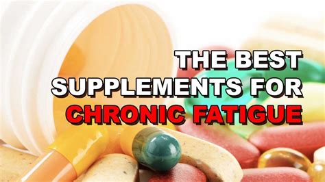 The 5 Best Supplements For Chronic Fatigue