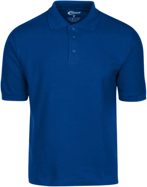 Wholesale Men's Polo Shirt, Royal Blue, Small - DollarDays