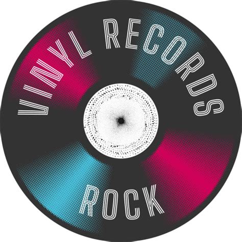 Vinyl Records Rock Sticker - Music Stickers