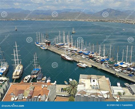 Fethiye Harbour Turkey Stock Photo Image Of View Holiday 37091742