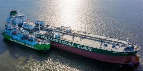 Sovcomflot Gazprom Neft Carry Out Russias First Ever Sts Lng