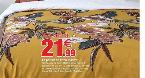 Promo La Parure De Lit Curiosity Chez Bazarland Icatalogue Fr