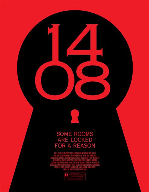 Minimal Horror & Comedy Movie Posters: 1408 on Behance