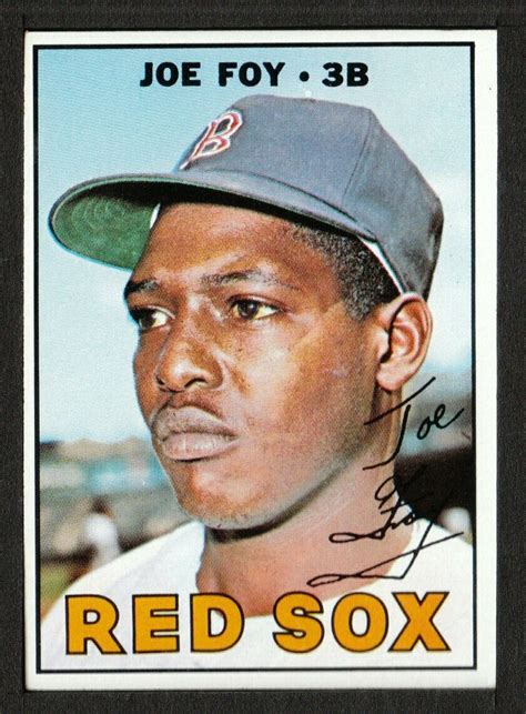 Topps Joe Foy Boston Red Sox Ex Mt Ebay