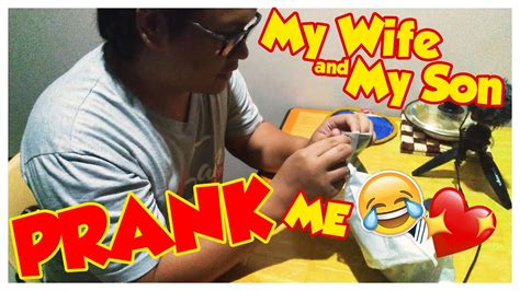 My Wife And My Son Prank Me With Love 😂🤣😍 Youtube