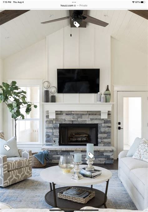 35 Fireplace Ideas With TV Above For A Cozy View Nikki S Plate