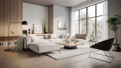 Premium AI Image | A Photo of Minimalist Living Spaces