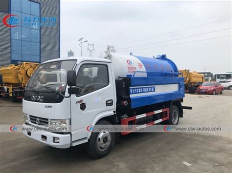 China Dongfeng 6CBM Combined Sewage Suction High Pressure Jetting Truck