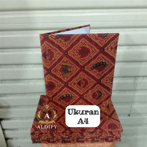 Jual Map Batik Polos Upacara Ukuran A4 21Cm31Cm Shopee Indonesia