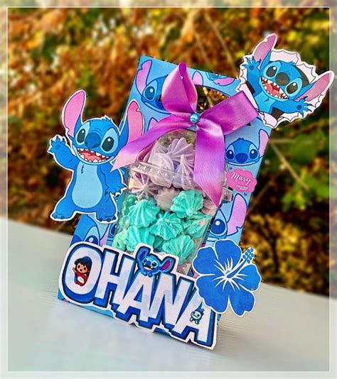 Caixa Copo Bolha Lilo E Stitch Pdf Elo7 Produtos Especiais