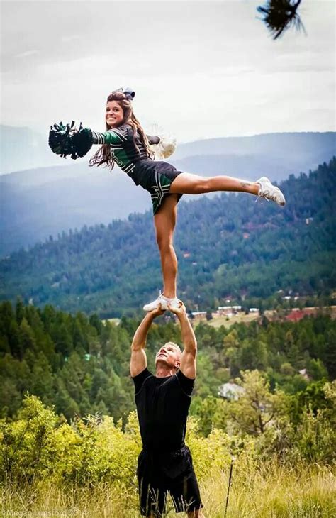 Doing My Partner Stunting Aerobesque For My Senior Cheer Pictures