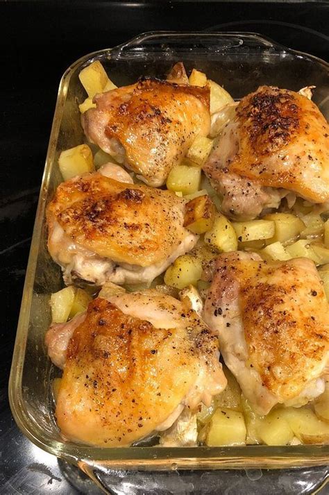 ROASTED CHICKEN AND POTATOES RECIPE - All easy recipes