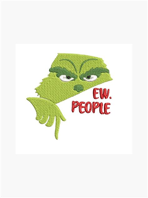 Grinch Ew People Grinch Face And Hand Mask Silhouette Grinch Meme