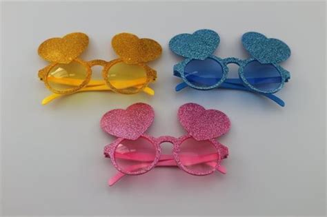 Heart Glitter Sunglasses 12pk - NOLA Throws