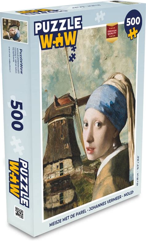 Puzzel Meisje Met De Parel Johannes Vermeer Molen Legpuzzel