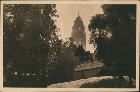 Am Alten Botanischen Garten Blick Rathaus Innere Altstadt Dresden