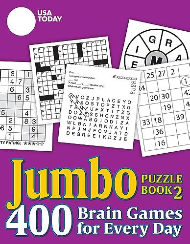 Usa Today Jumbo Puzzle Book 2 400 Brain Games For Every Day Usa Today Puzzles Volume 11 By