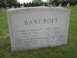 Viola Hills Bancroft Homenaje De Find A Grave