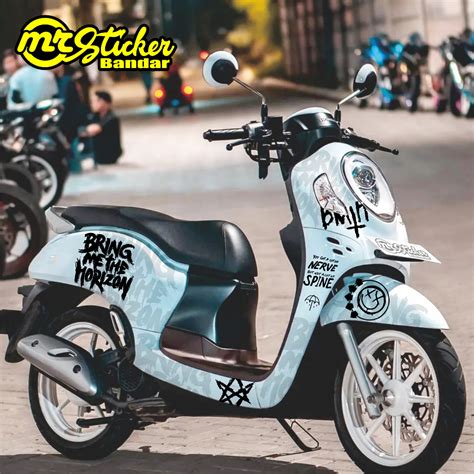 Jual Decal Scoopy Full Body Dekal Sticker New Fi Baru