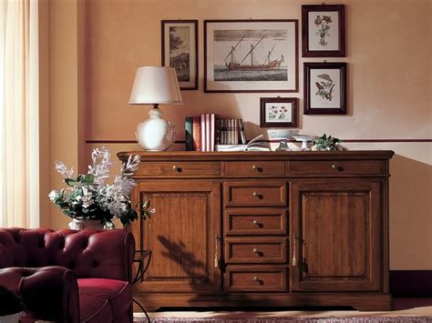 ESTENSE Credenza Con Cassetti Credenza In Legno Con Ante A Battente