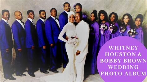 Whitney Houston Bobby Brown Wedding | Wedding memory book, Wedding photo albums, Wedding