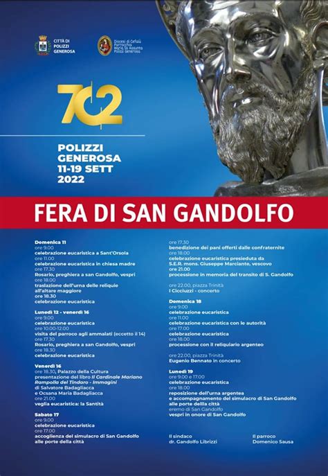 Polizzi Generosa Al Via Oggi La Esima Festivit Del Santo Patrono