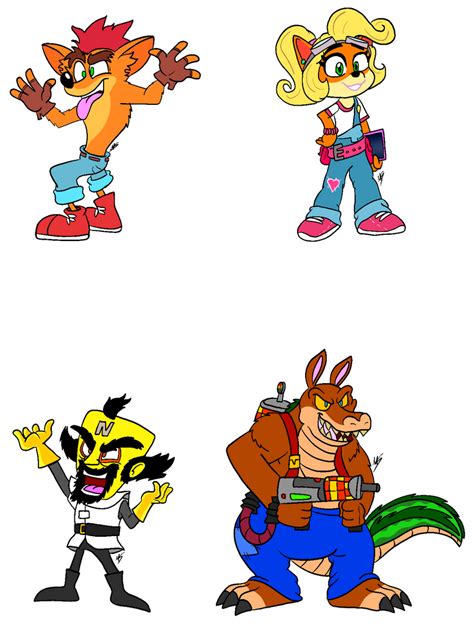 Sticker Buddies Crash Bandicoot Edition By Maizie0201 On Deviantart