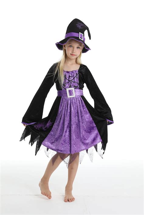 Witch Costume For Girls Kids Witch Halloween Costume Halloween Party