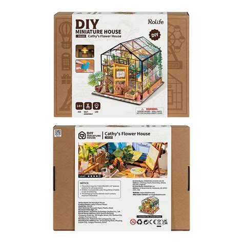 Rolife Cathy S Flower House Diy Miniature House Dg