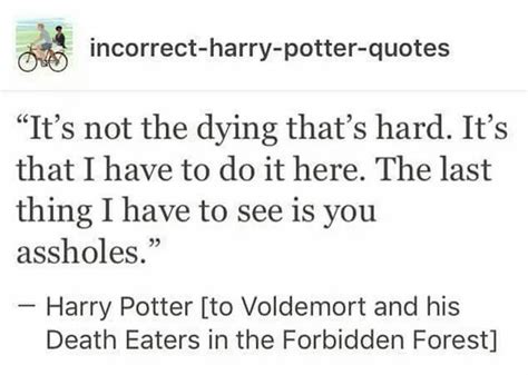 Incorrect Harry Potter Quotes Harry Potter Quotes Harry Potter Funny