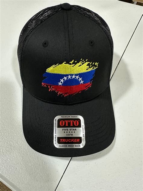 Venezuela Flag Embroidered Trucker Cap - Etsy