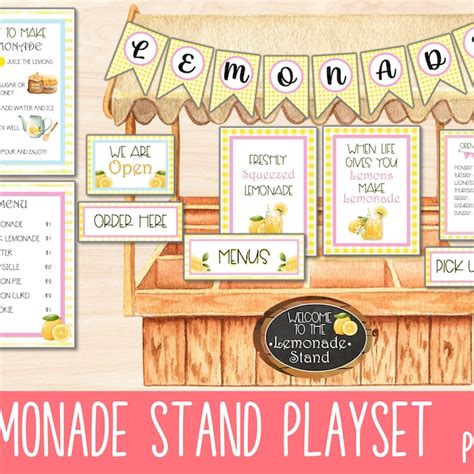 Lemonade Stand Etsy