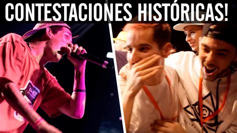 Las Mejores CONTESTACIONES De La HISTORIA De Las Batallas De Gallos Rap