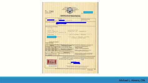 Bir Form 2303 Sample