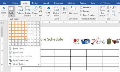 How to insert text above a table in word - estatebap