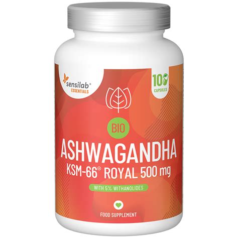 Premium Bio Ashwagandha Ksm Mg Vegan Sensilab