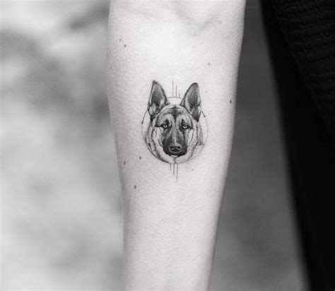 german shepherd tattoo  alessandro capozzi photo