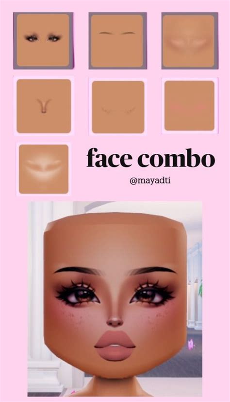 Dress To Impress Dti Face Combo Face Tutorial Custom Face In 2024 Dress To Impress Dress