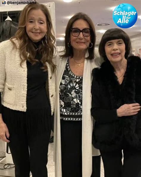 Ein Sch Nes Bild Von Vicky Leandros Nana Mouskouri Und Mireille