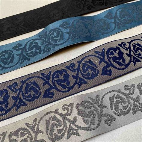 Floral Jacquard Ribbon