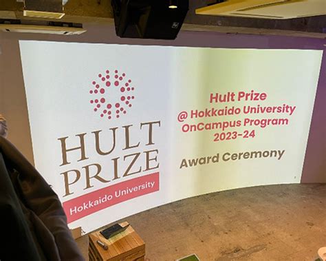 First Winner Of The Hokkaido University Hult Prize Competition