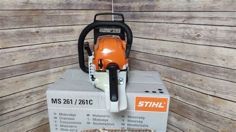 NEU STIHL MS 261 C M mit M Tronic Kettensäge Motorsäge mit 40 cm 1x