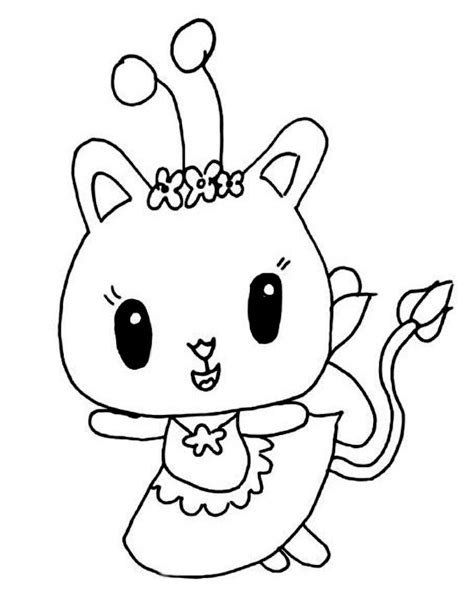 Gabby S Dollhouse Coloring Pages Free Printable Pdf