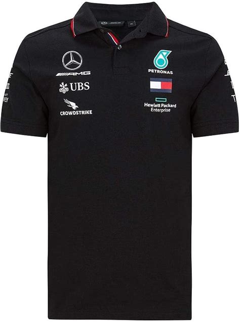 Mercedes Benz Herren Mercedes AMG Petronas Team Poloshirt Polohemd