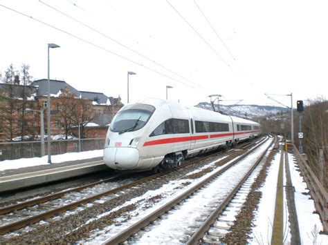 BR 411 ICE T nach München im Paradiesbahnhof Jena Bahnbilder de