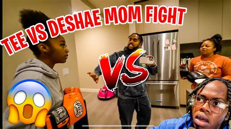 Dgg Sister Tee Tee Fights Deshae Frost Mom Because Of Brooklyn Youtube