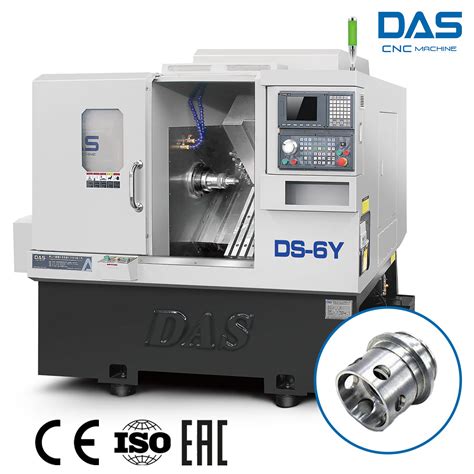 High Quality Live Tooling Cnc Lathes Ds Y Slant Bed Small Lathe