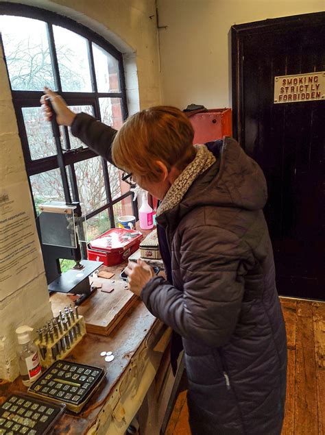 Making A Leather Key Fob Walsall Leather Museum Flickr